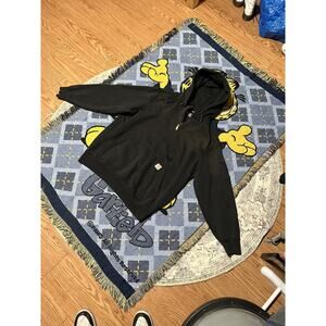 Vintage Faded Carhartt Quarter Zip Hoodie sweater